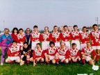 Andrea Breviario con i colleghi al torneo aziendale di calcio.