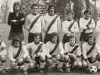 Alessandro Bruletti in campo al torneo di calcio aziendale.