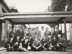 Vito Vardanega in una foto di gruppo con i colleghi.
