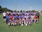 Squadra di reparto al torneo di calcio aziendale.