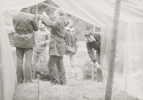 Momento di socializzazione con i colleghi dell'Unione Sovietica. 1979