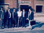 Selection of the new induction heating furnace. Belgium, 1993