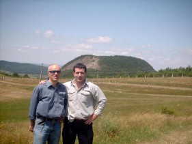 Graziano Carnevali con il collega argentino Gonzales