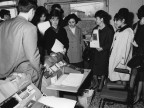 Studenti della scuola ITC di Piombino in visita. 1962