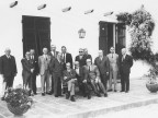 Dirigenti in visita alla villa della Cittadella. 1965