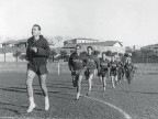 Calcio Piombino, allenamento. 1950