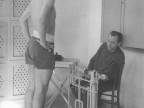 Calcio Piombino, visita medica. 1950