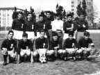 Squadra di calcio degli allievi della scuola siderurgica. Anni '60