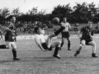 Squadra calciatori Italsider, partita. Anni '60