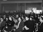 Partecipanti a una conferenza al circolo. Anni '60