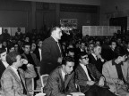 Partecipanti a una conferenza al circolo. Anni '60