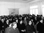 Assegnazione borse di studio agli allievi della scuola siderurgica. 1964