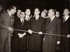 Il Presidente del consiglio Aldo Moro in visita. Anni '60