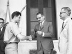 Escuela Técnica Enrique Rocca. Ceremonia. Años 60