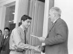 Escuela Técnica Enrique Rocca. Ceremonia. Años 60