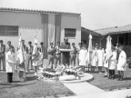 Escuela Técnica Enrique Rocca. Ceremonia. Años 60