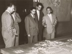 Visita al palazzo della direzione, plastico.
